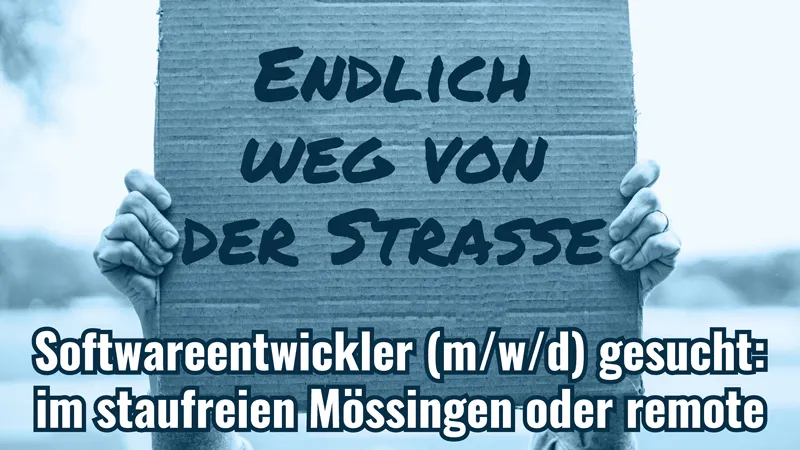 Softwareentwickler:in gesucht